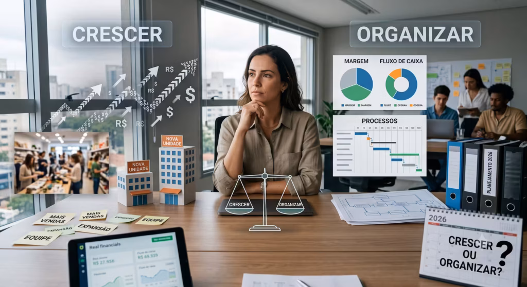 Crescer ou organizar
